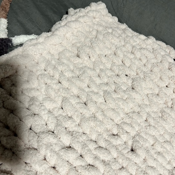 💌XXL King 💌New handmade Big knit chunky blanket BERNAT 🧶 - Picture 8 of 10